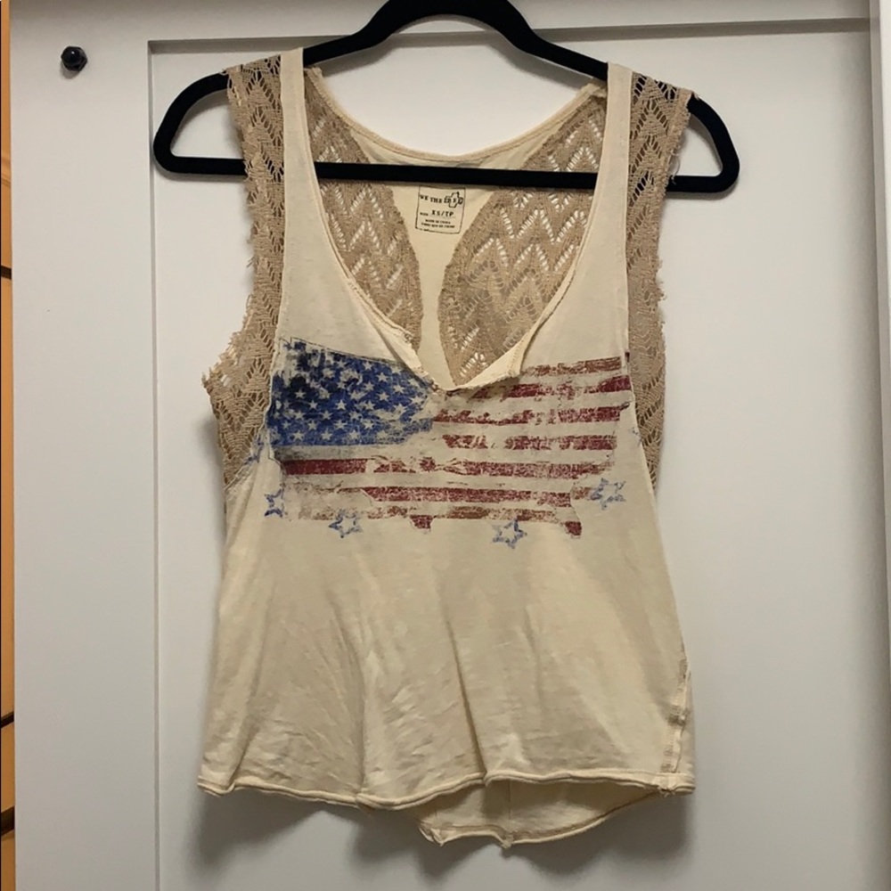 FP USA boho racerback tank